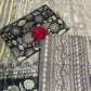 Charcoal Grey Vanaspati Maheshwari Suits