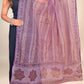 Dusty Plum Vanaspati  Kota Handblock Printed Dupatta