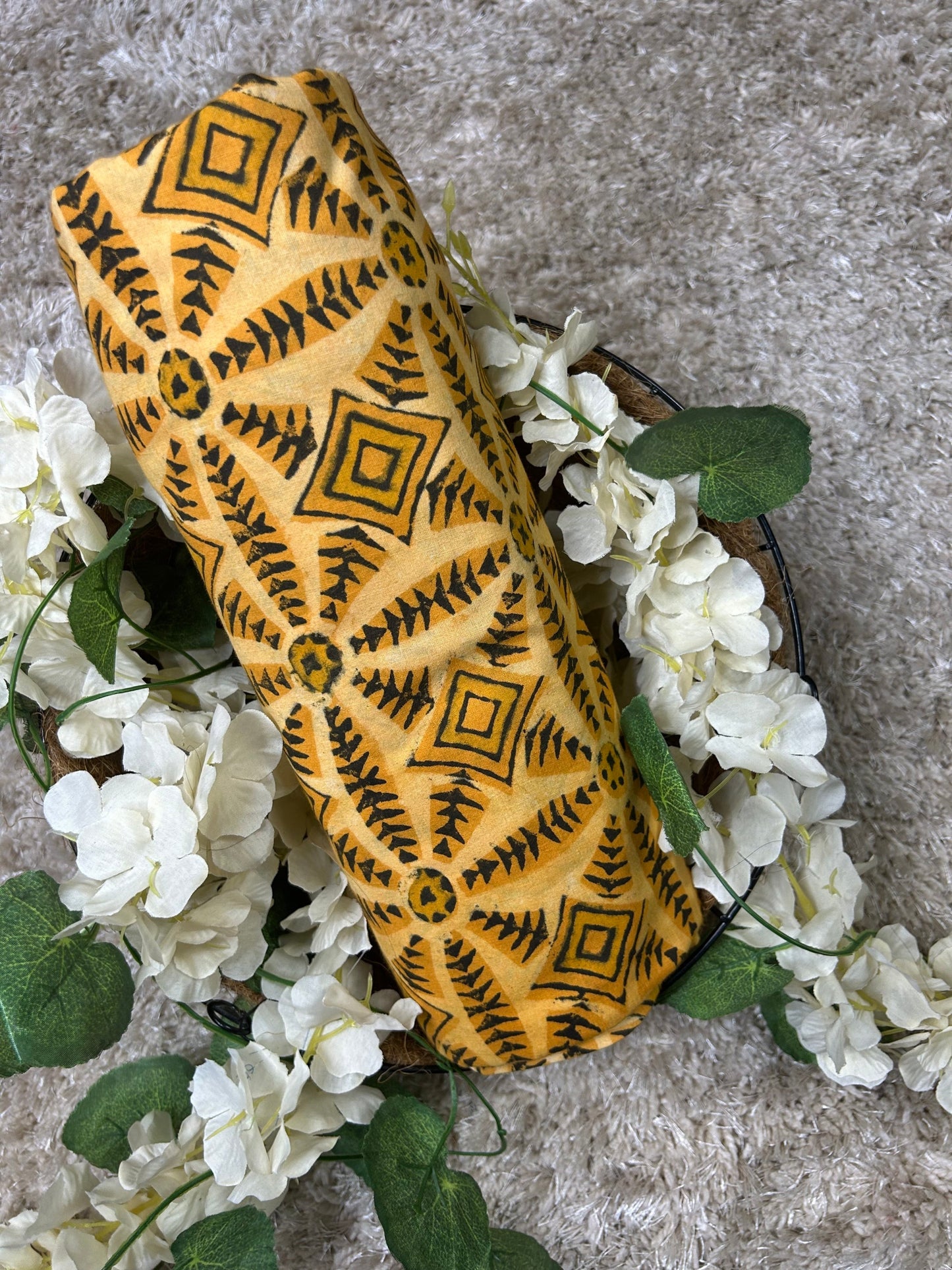 Vanaspti Handblock Printed Cotton Fabric
