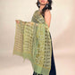 Sage Green Vanaspati Kota Handblock Printed Dupatta
