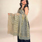 Grey Vanaspati Kota Handblock Printed Dupatta