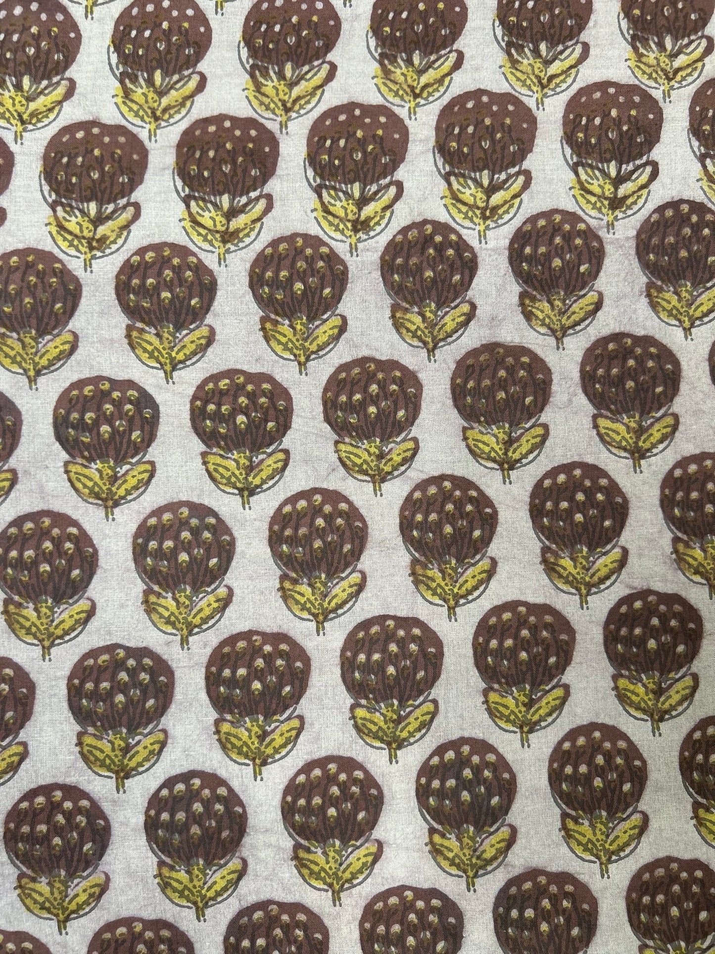 Vanaspti Handblock Printed Cotton Fabric