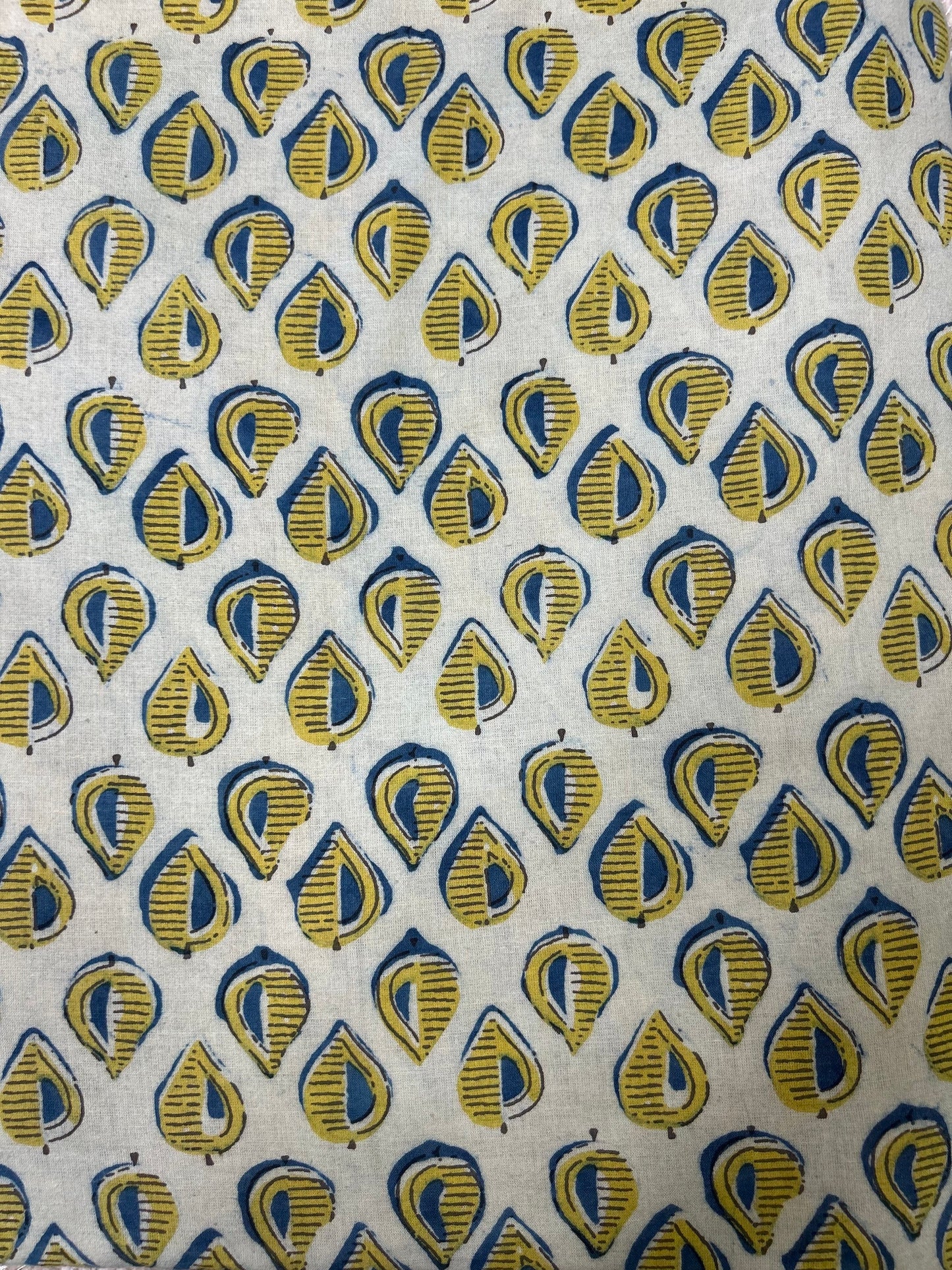 Vanaspti Handblock Printed Cotton Fabric
