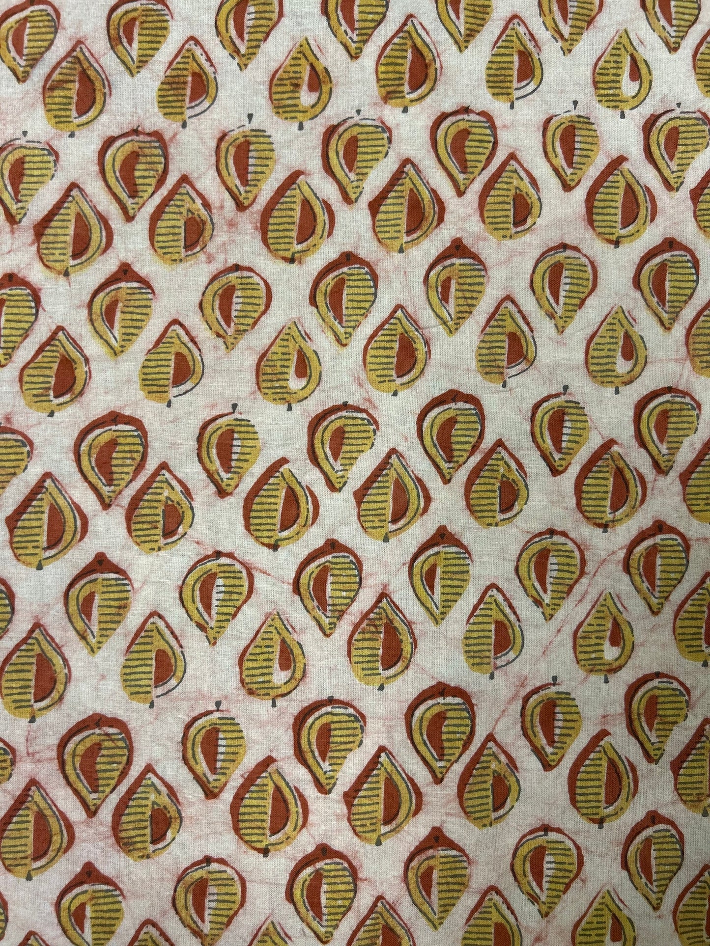 Vanaspti Handblock Printed Cotton Fabric