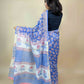 Anokhi Chanderi Handblock Printed Silk Saree