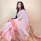 Anokhi Chanderi Handblock Printed Silk Saree