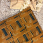 Mustard Super Ajrakh Handblock Printed Fabric | Mustard
